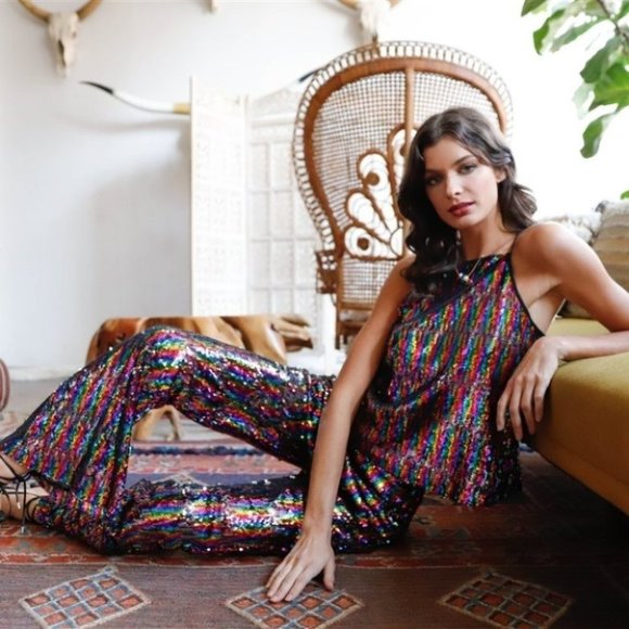 PARTY GIRL 2 Piece Sequin Set - Picture 1 of 8